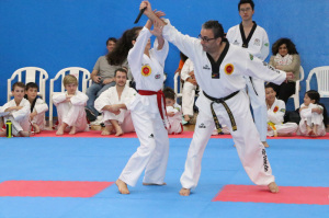 Adel's Taekwondo black belt grading